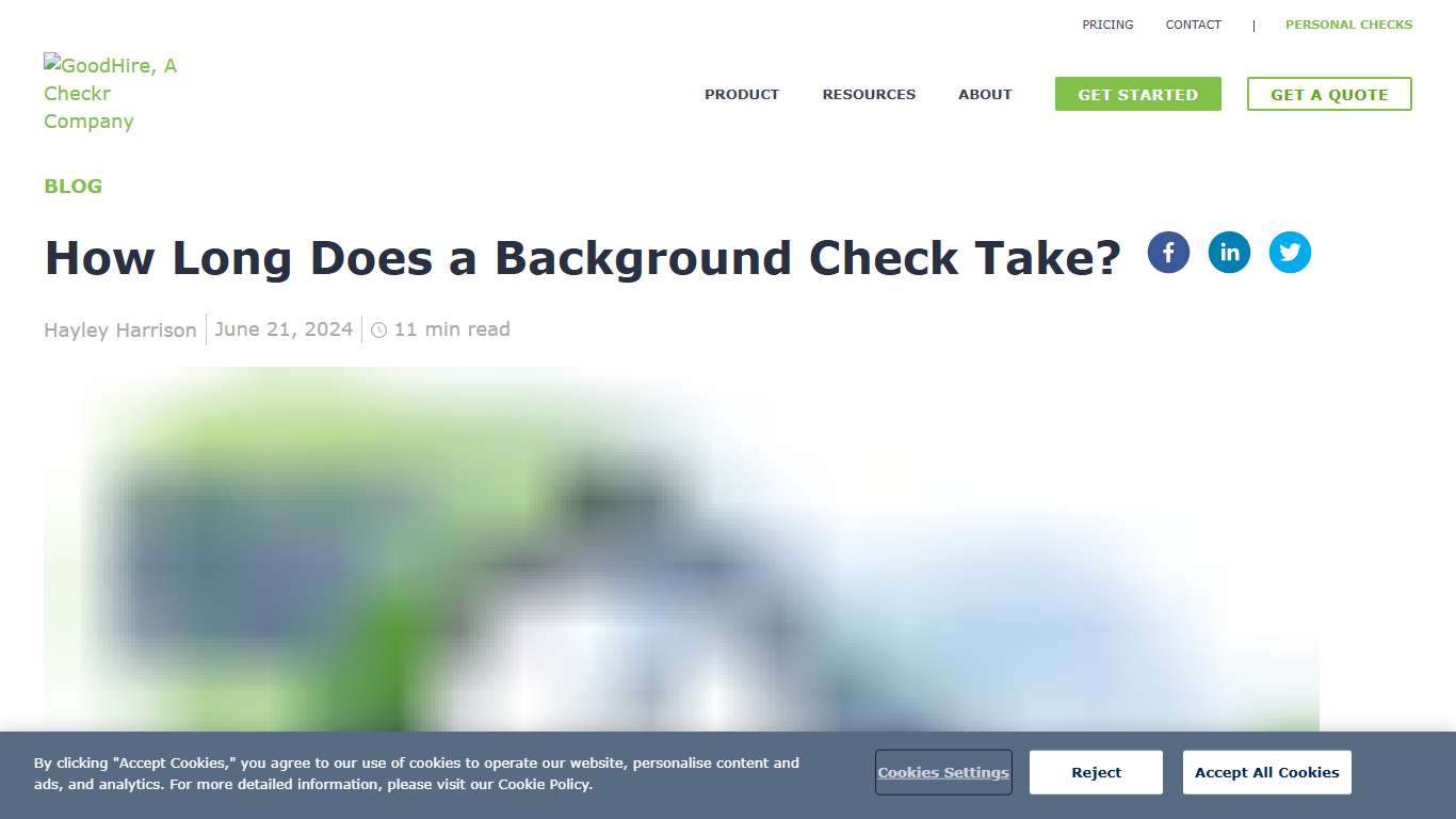 How Long Does A Background Check Take? | GoodHire